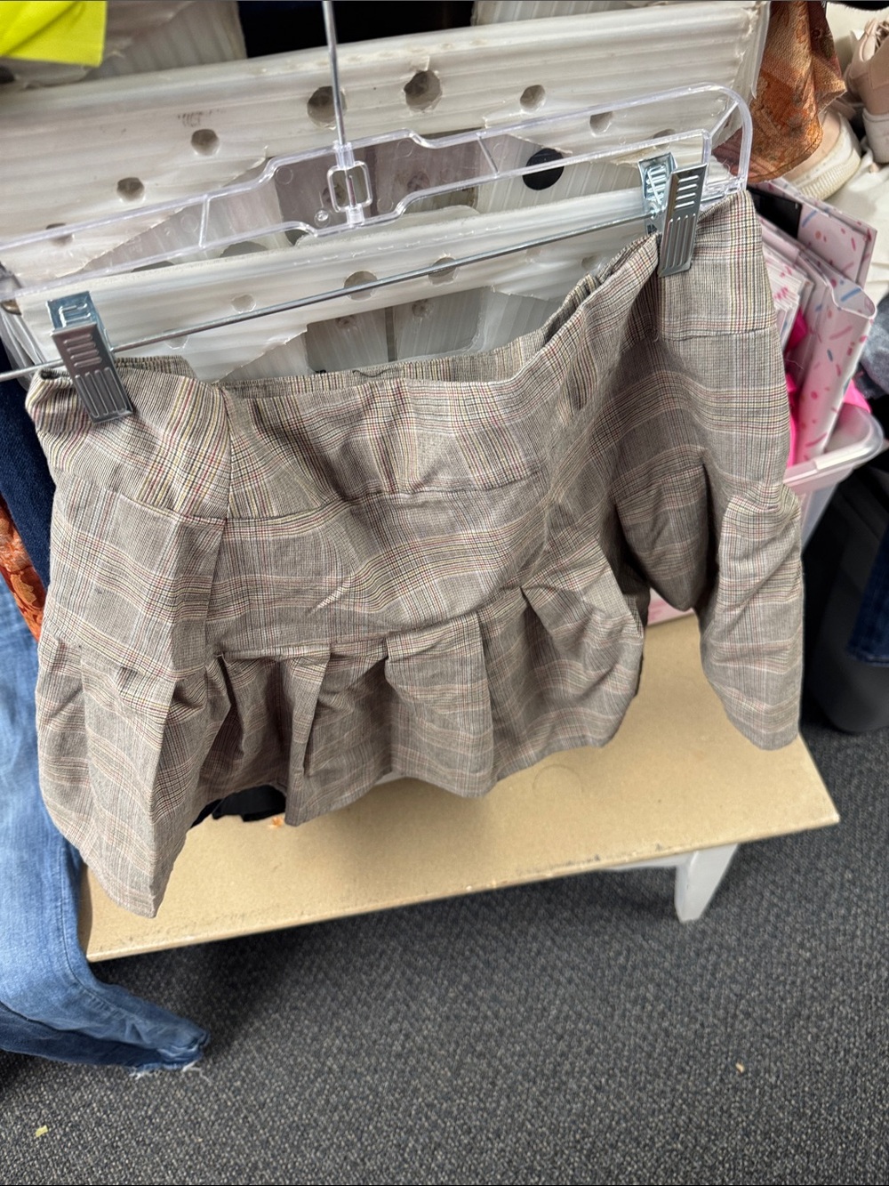 Voice plaid skirt size 9 // 080502
